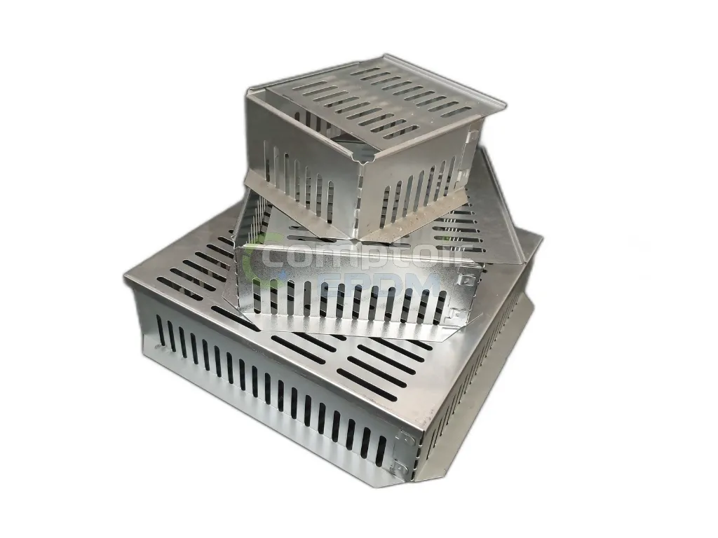 Grille pare-graviers inox – comparatif des tailles 150×150, 200×200, 300×300 mm