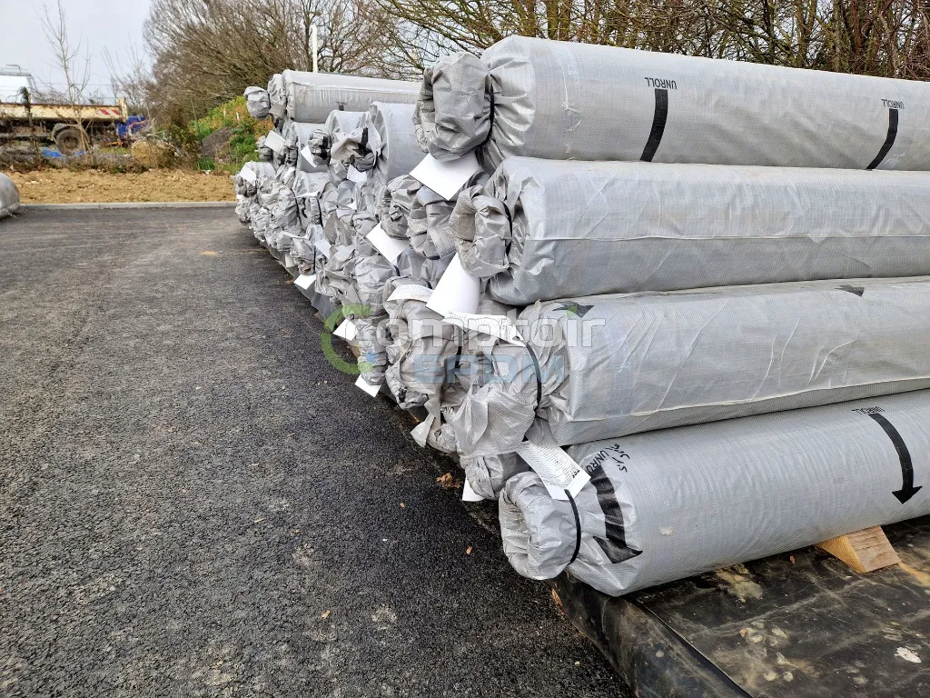 Membrane EPDM toiture 1,5 mm - rouleaux fournisseur en stock, découpés à la commande