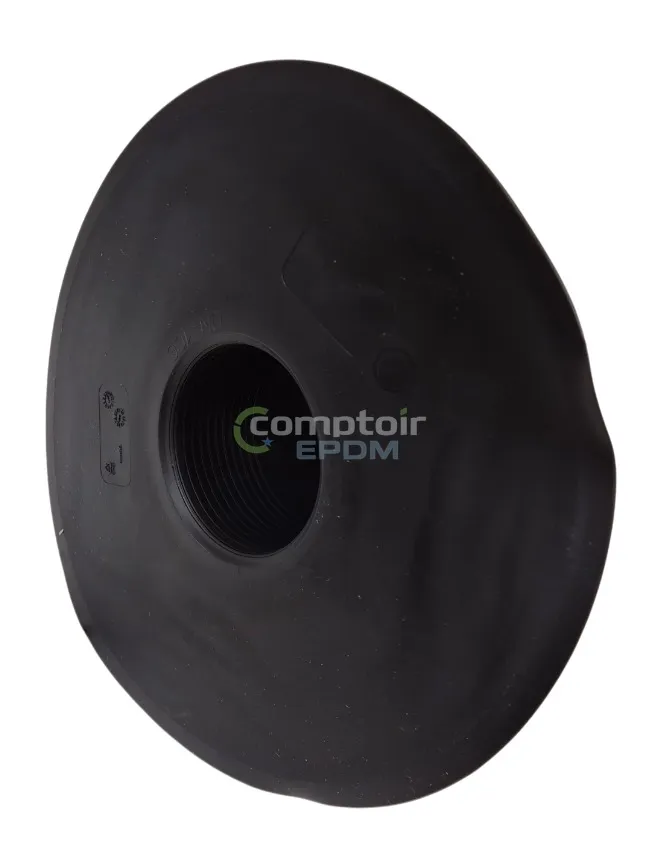 Évacuation verticale EPDM – Sortie ronde, vue de dessus de l'ouverture.webp