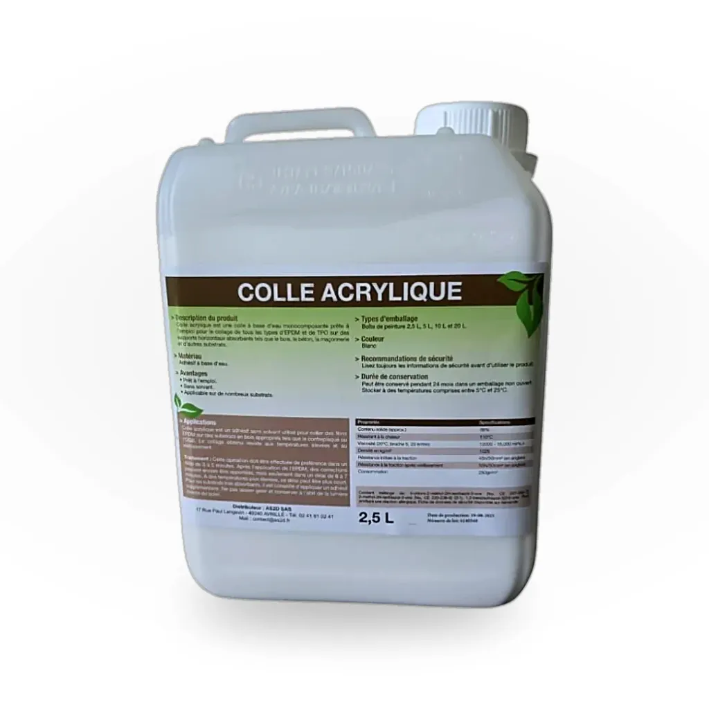 Colles acryliques pour EPDM
