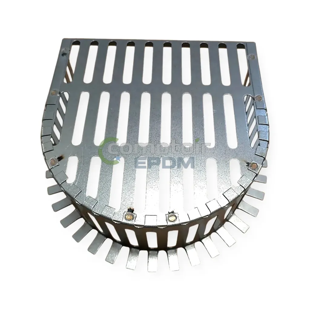 Grille pare-graviers 1/2 rond (150×150)