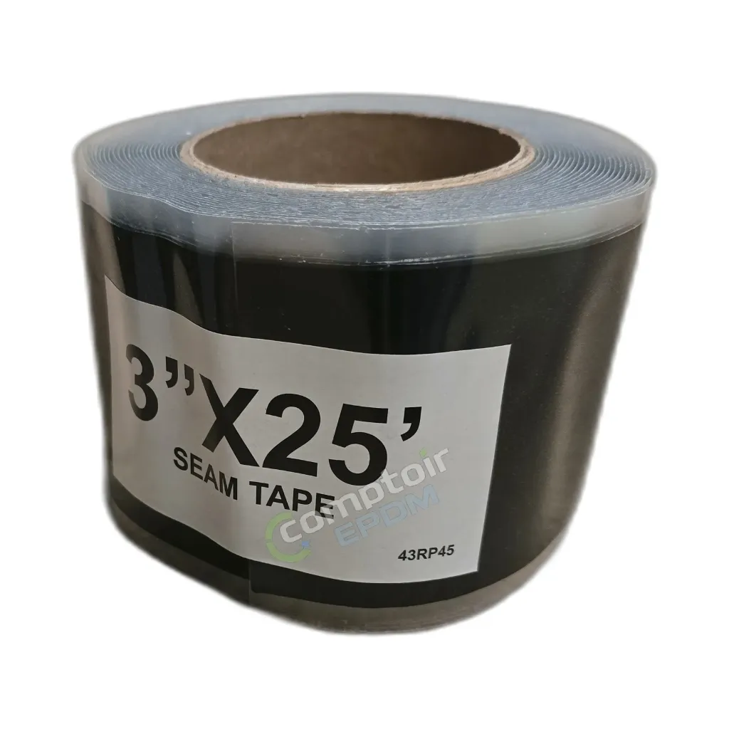 Bande joint EPDM double face – Largeur 7,5 cm (7,62 ml)