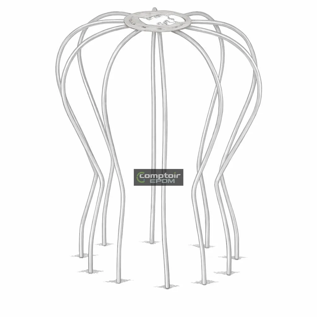 Crapaudine – Protection d’évacuation EPDM