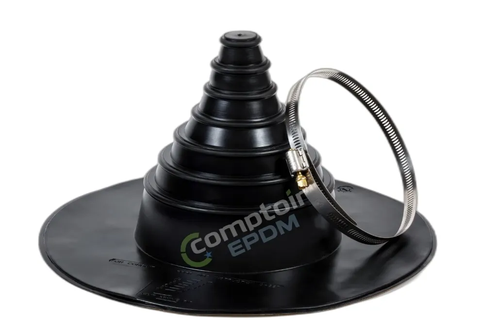 Cône d’étanchéité adhésif – Pipe Flashing EPDM ajustable